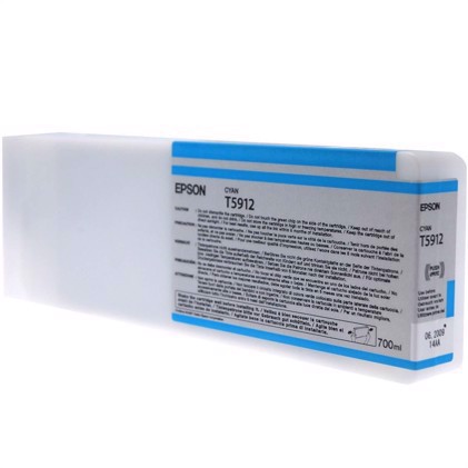 Epson Cyan T5912 - Cartucho de tinta de 700 ml para a Epson Stylus Pro 11880